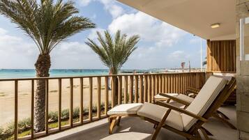 apartman, 3 hálószobával, kilátással a tengerre, tengerre néző | Terasz/udvar