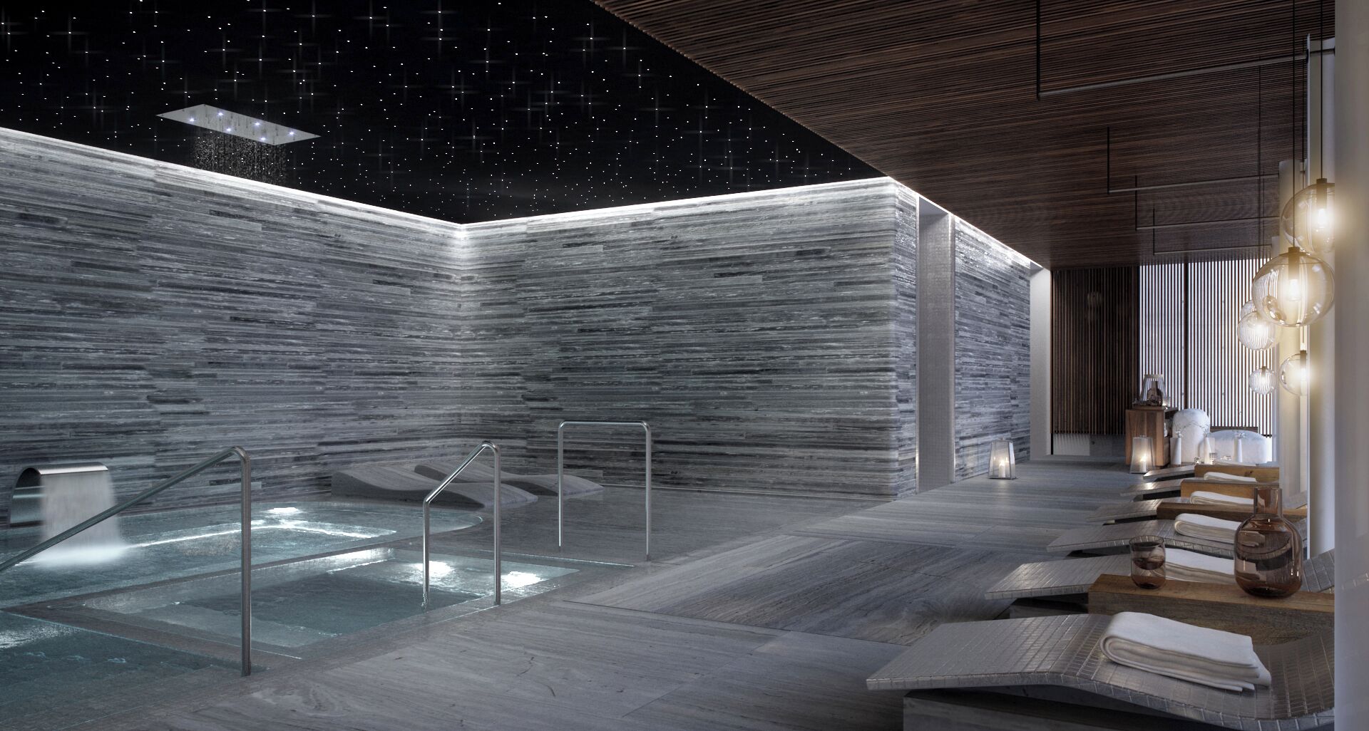 couples treatment room(s), sauna, hot tub, steam room