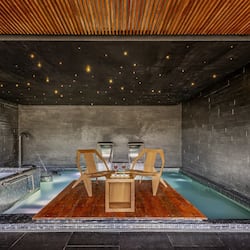 Behandelingskamers voor koppels, een sauna, een bubbelbad, een stoombad