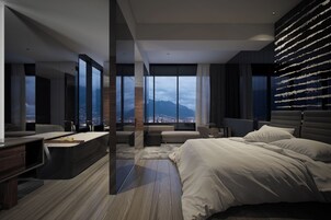 埃及棉床单、高档床上用品、羽绒被、迷你吧