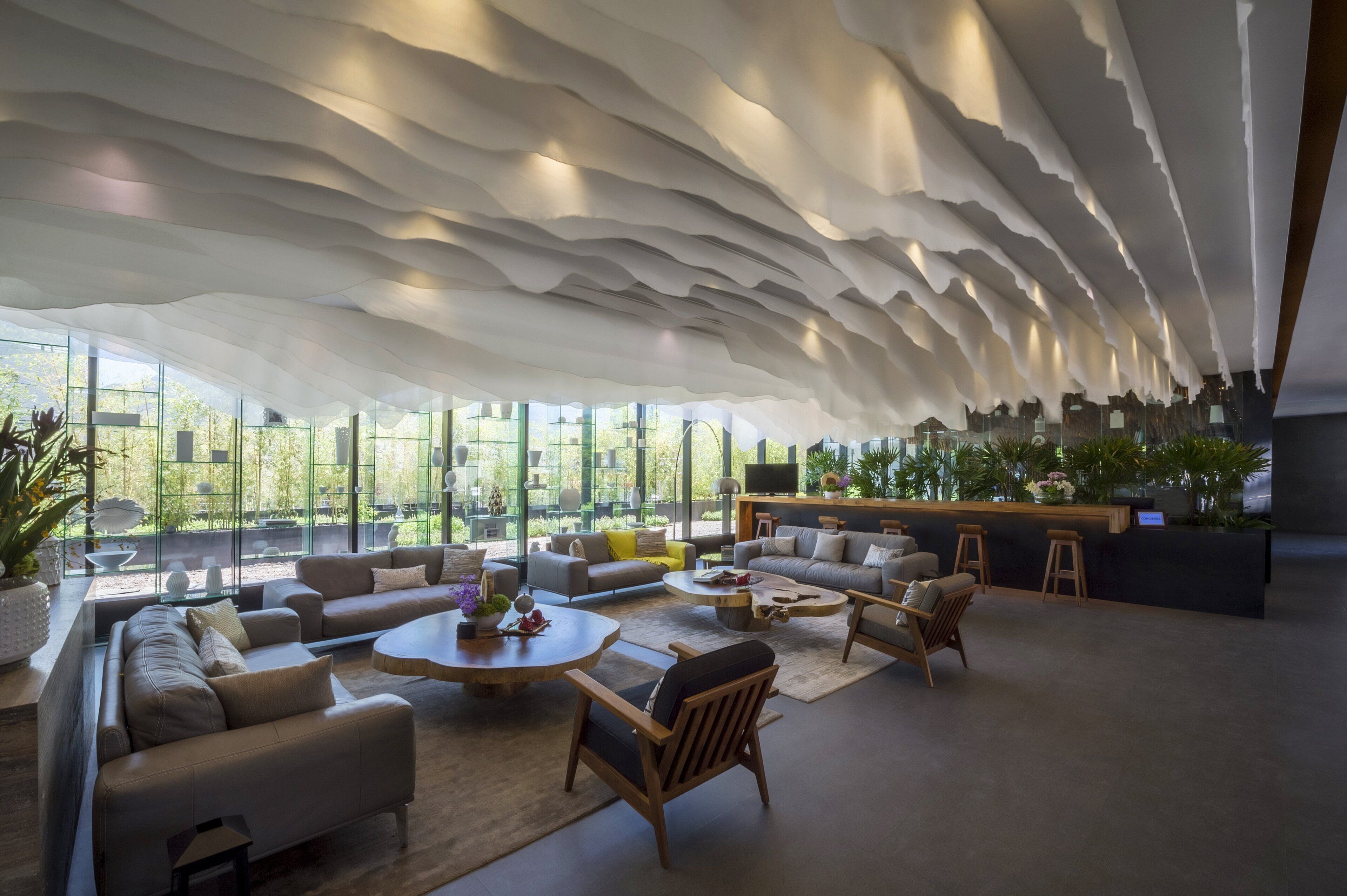 Sala de estar en el lobby