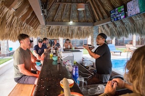 Poolside bar