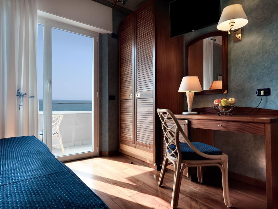 Superior Double or Twin Room, Partial Sea View | In-room safe, soundproofing, free WiFi, bed sheets