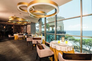 Lunch, dinner served; Mediterranean cuisine, ocean views 