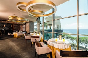 Lunch, dinner served; Mediterranean cuisine, ocean views