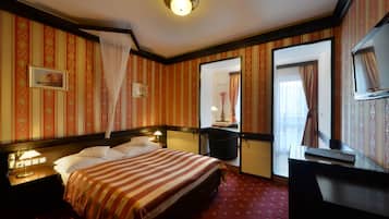 Double Room, Balcony (Spa Access) | Down comforters, minibar, in-room safe, individually decorated