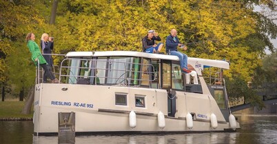 Boats & Yachts at Rechlin Harbor by Kuhnle-Tours 