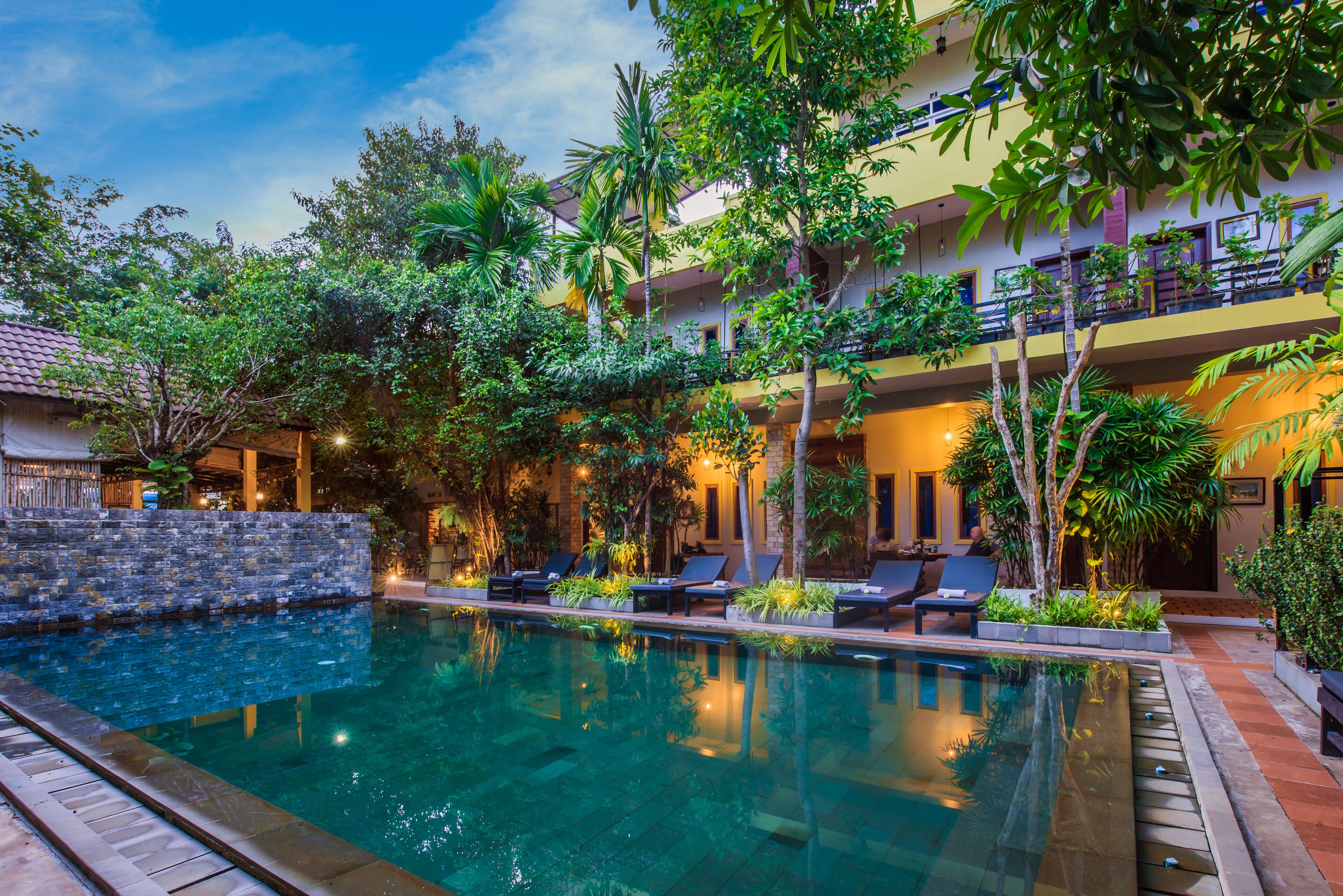 outdoor wedding area