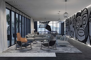 Lobby sitting area