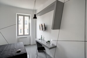 ห้องดับเบิล | โต๊ะทำงาน, ห้องเก็บเสียง, เปล/เตียงเด็กอ่อน, Wi-Fi ฟรี