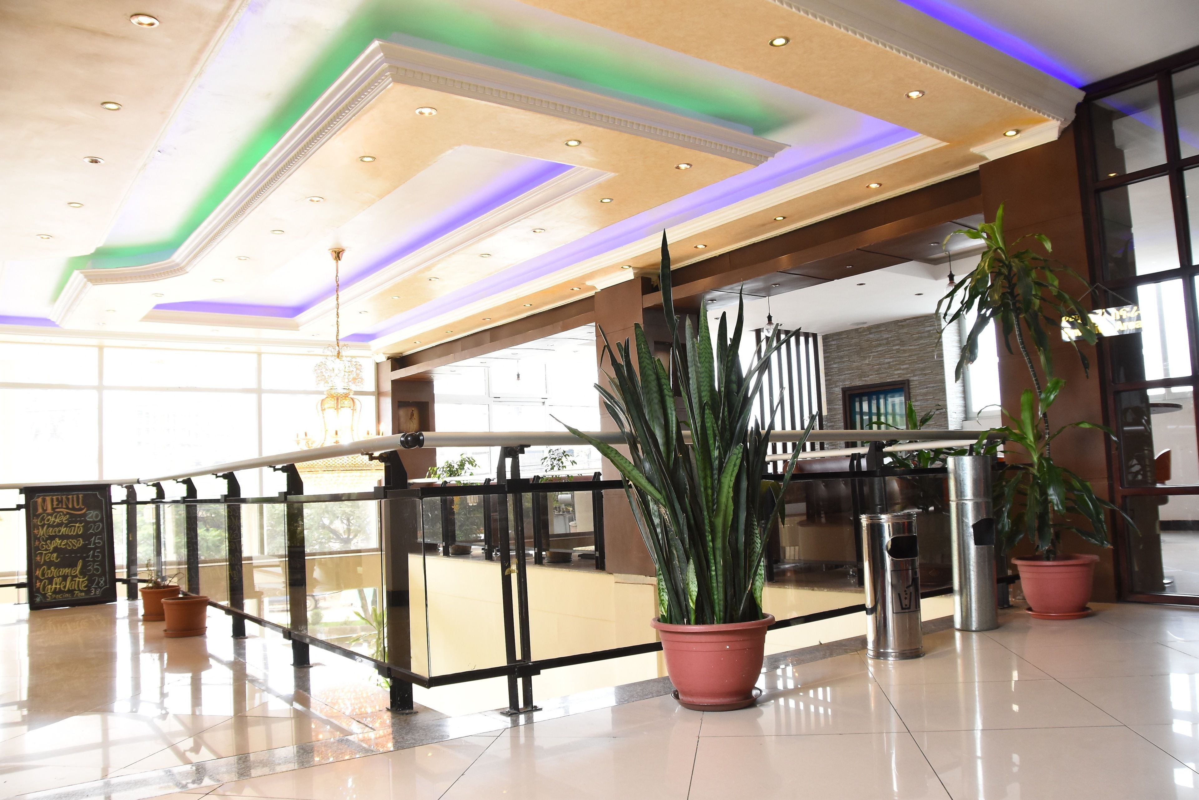 Interior entrance