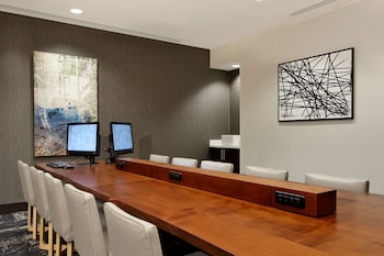 Hotel entrance and lobby at Hyatt Place Houston/Katy