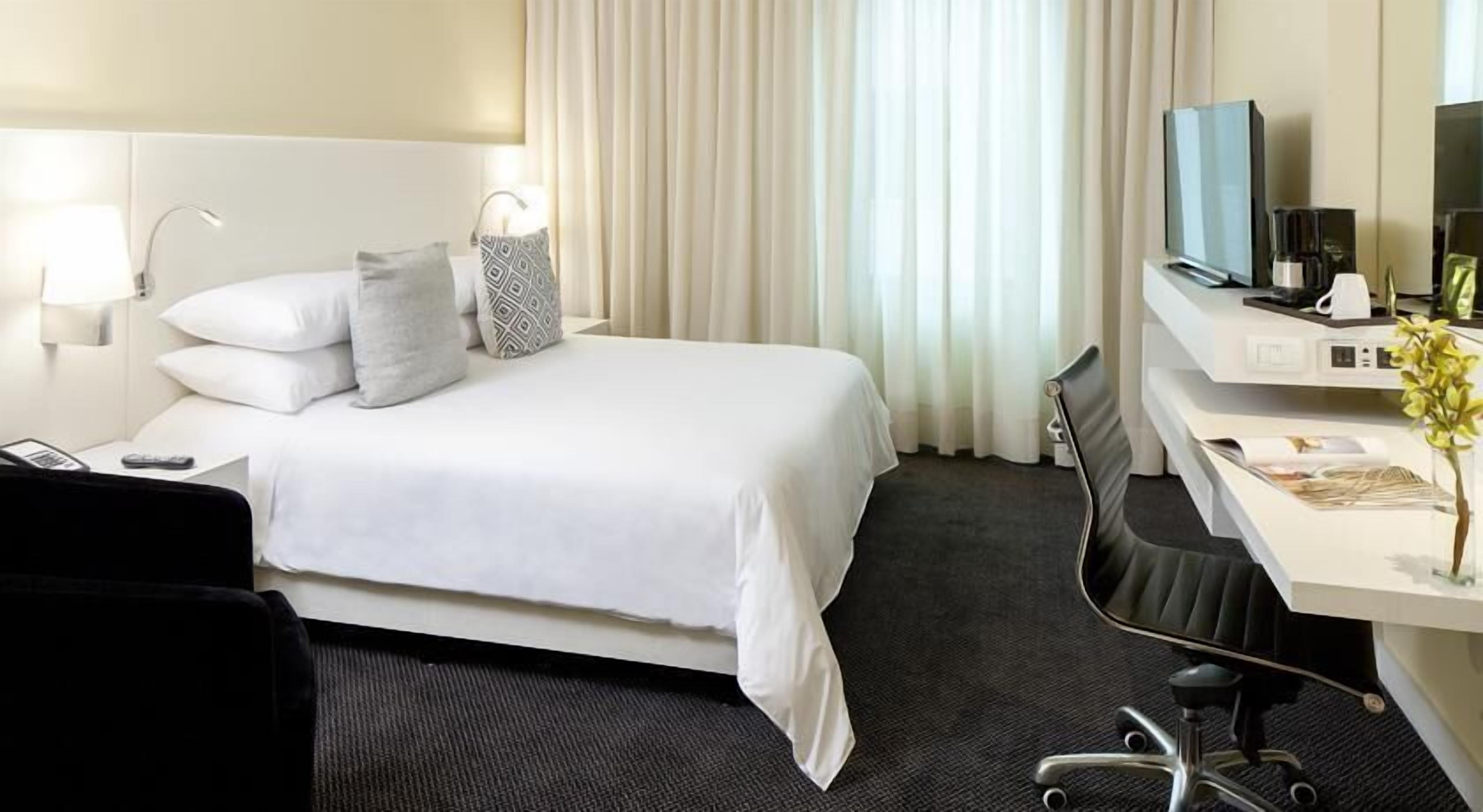 Premium bedding, minibar, in-room safe, desk