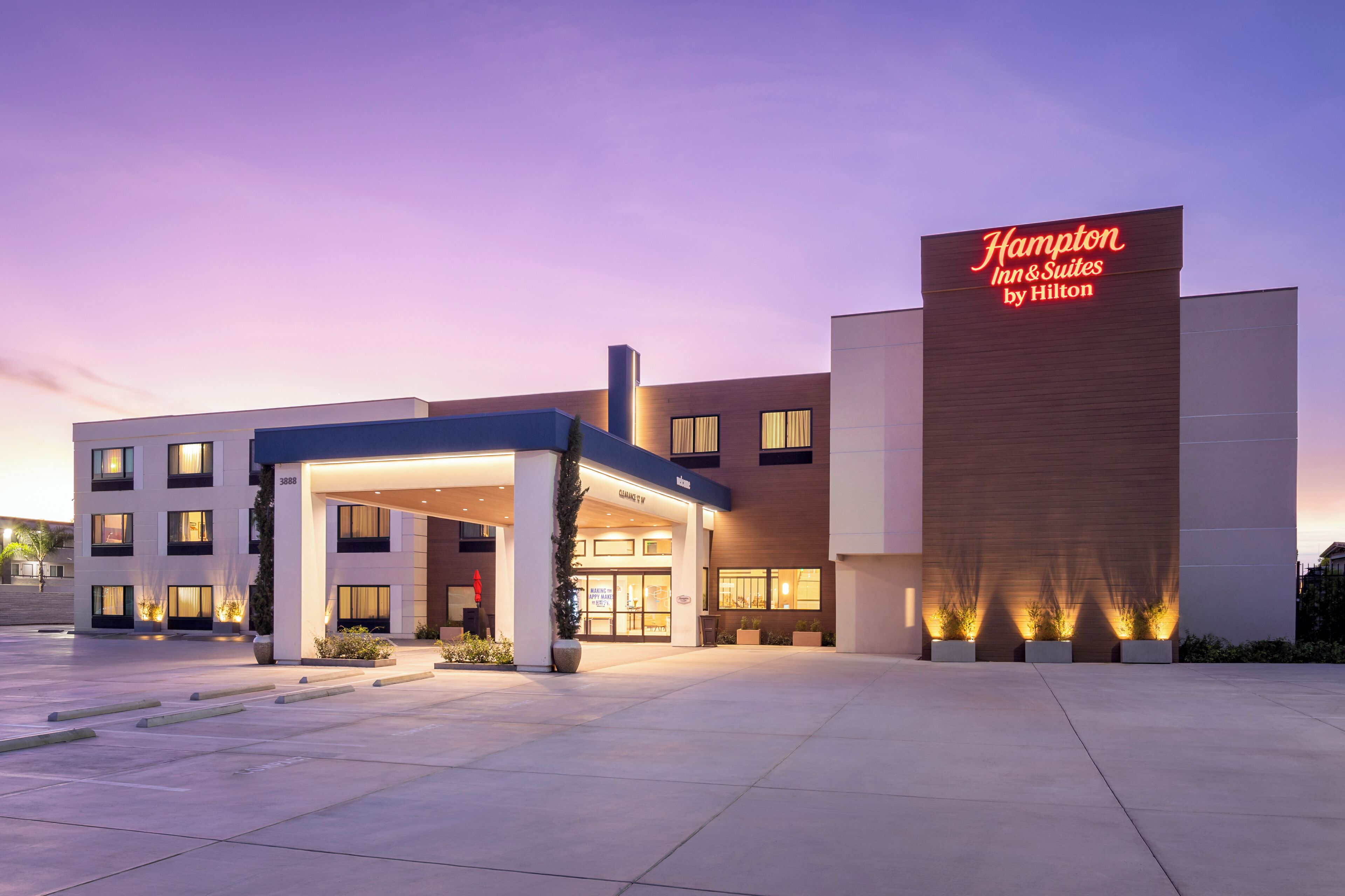 Façade de l’hébergement