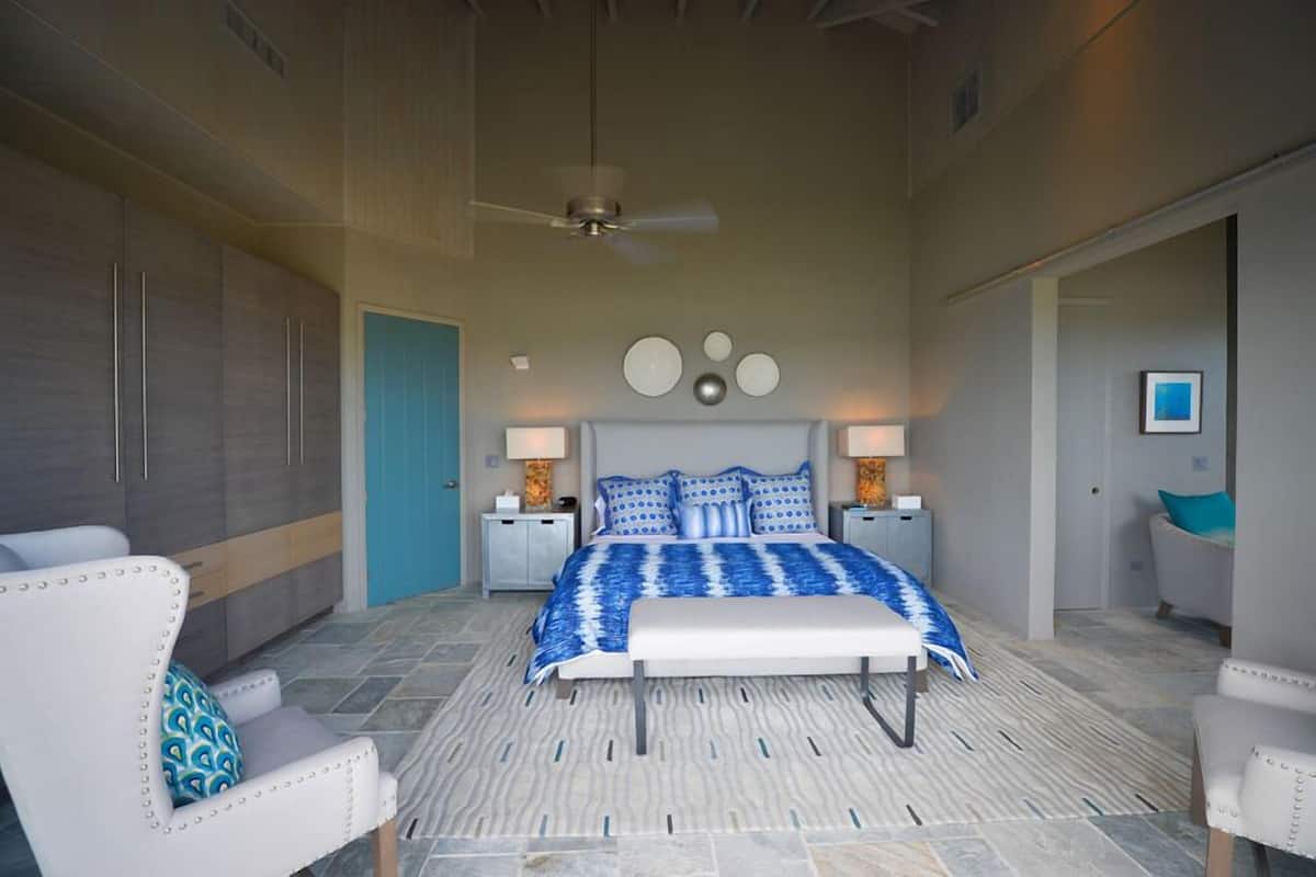 Premier Villa, 2 Bedrooms, Private Pool, Ocean View | 1 bilik tidur, peralatan tempat tidur premium, peti besi dalam bilik