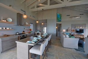 Premier Villa, 2 Bedrooms, Private Pool, Ocean View | Living room