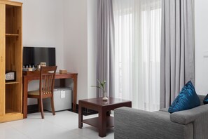 Quarto família (4 People) | Roupas de cama premium, edredons de pluma, camas com colchões pillow-top