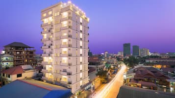 Front of property – evening/night