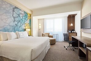 Zimmer, 1 King-Bett | Allergikerbettwaren, Zimmersafe, Schreibtisch, Verdunkelungsvorhänge