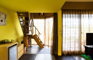 Gallery-Villa, 1 Schlafzimmer, eigener Pool | Hochwertige Bettwaren, Daunenbettdecken, individuell dekoriert