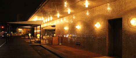 Front of property - evening/night