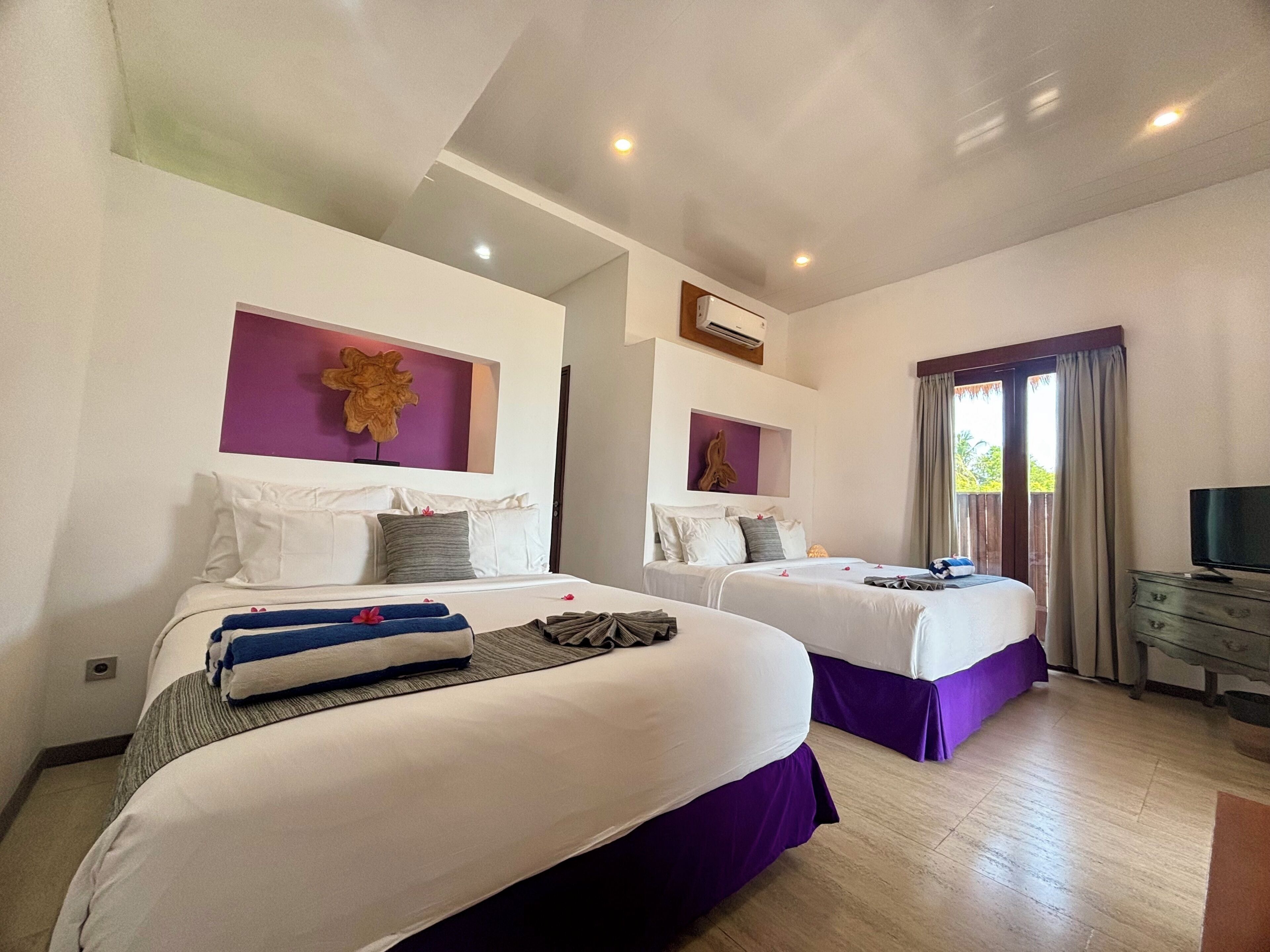 Villa, Ocean View | Minibar, in-room safe, desk, laptop workspace