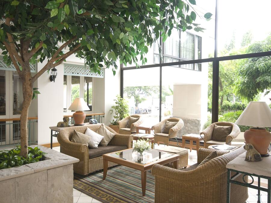 Sala de estar en el lobby