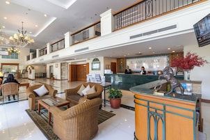 Sala de estar en el lobby