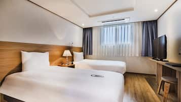 Kamar Twin Standar | Seprai katun Mesir, seprai premium, dan selimut bulu angsa