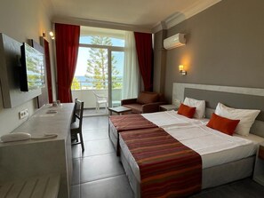 Standard Double or Twin Room, Sea View | Iron/ironing board, free cots/infant beds, WiFi, bed sheets - Club Hotel Rama - All Inclusive (Kemer)