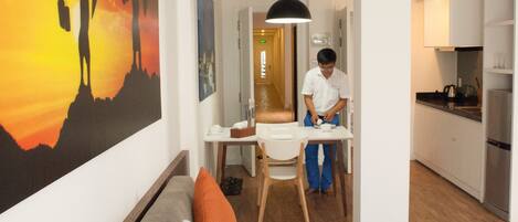 Spacious and very Central 2 Bedrooms Apartment | Living area | 32-inch flat-screen TV with cable channels, TV