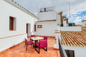 Estudio, vistas a la ciudad | Terraza o patio