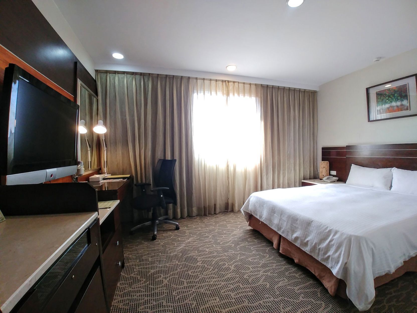 In-room safe, individually decorated, desk, blackout curtains