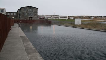 Outdoor pool, a natural pool