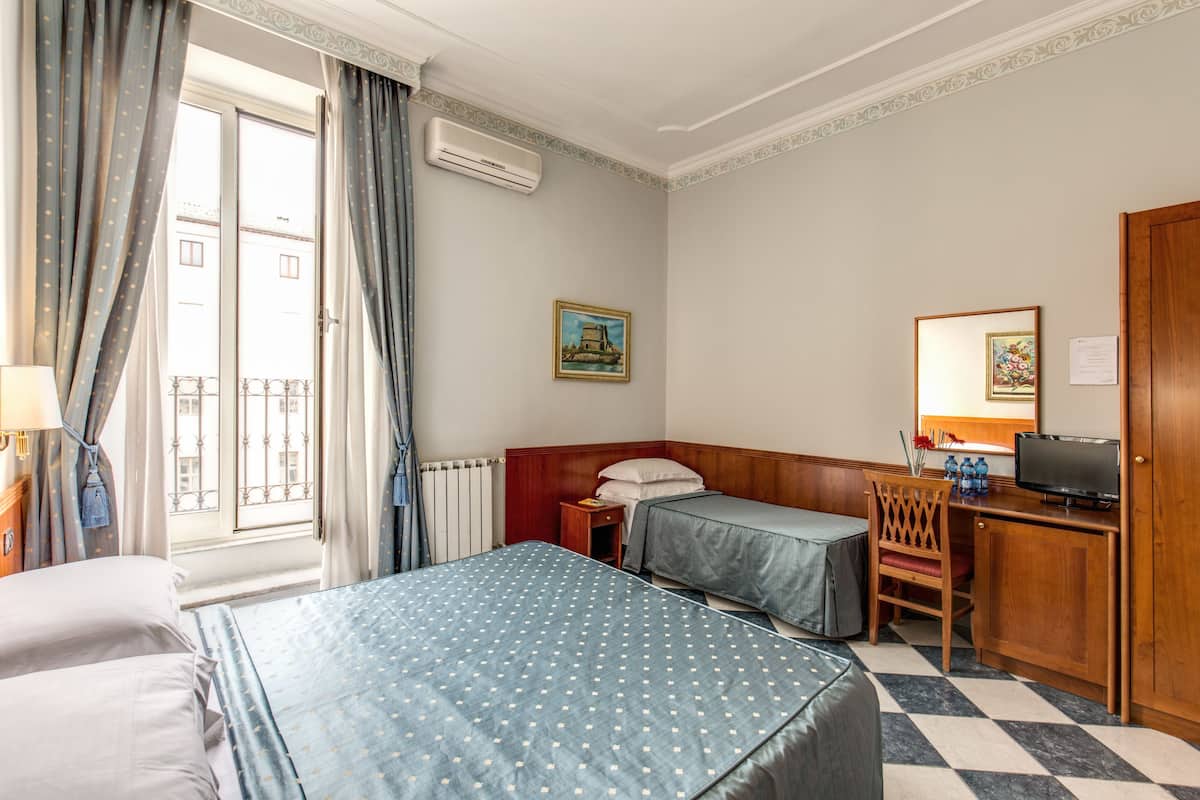 Premium bedding, down duvets, in-room safe, laptop workspace