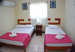 Desk, free rollaway beds