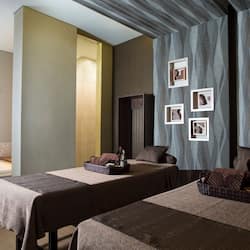 Behandelingskamers voor koppels, een sauna, aromatherapie
