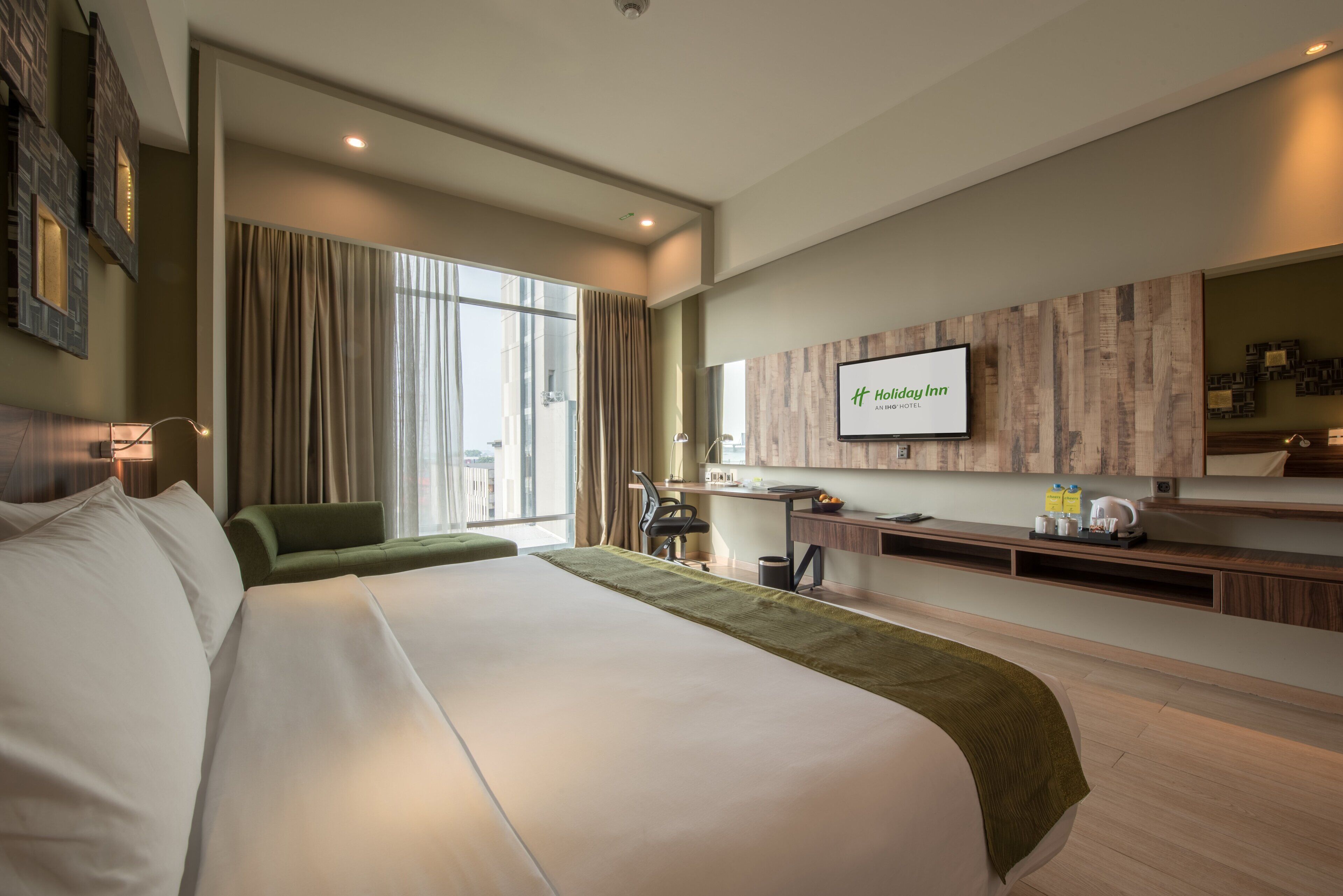 Habitación Deluxe, 1 cama King size, para fumadores, Terraza | Ropa de cama de alta calidad y minibar 