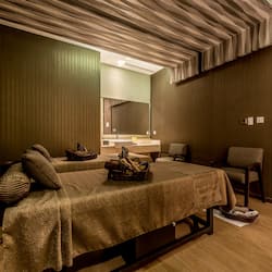 Behandelingskamers voor koppels, een sauna, aromatherapie