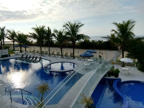 Indoor pool, outdoor pool - Kaakupe Praia Hotel (Guaratuba)