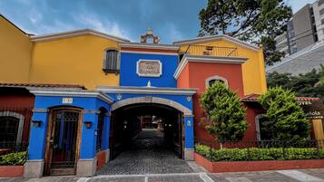 Voorkant van accommodatie