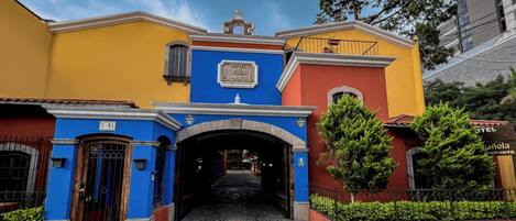 Façade de l’hébergement