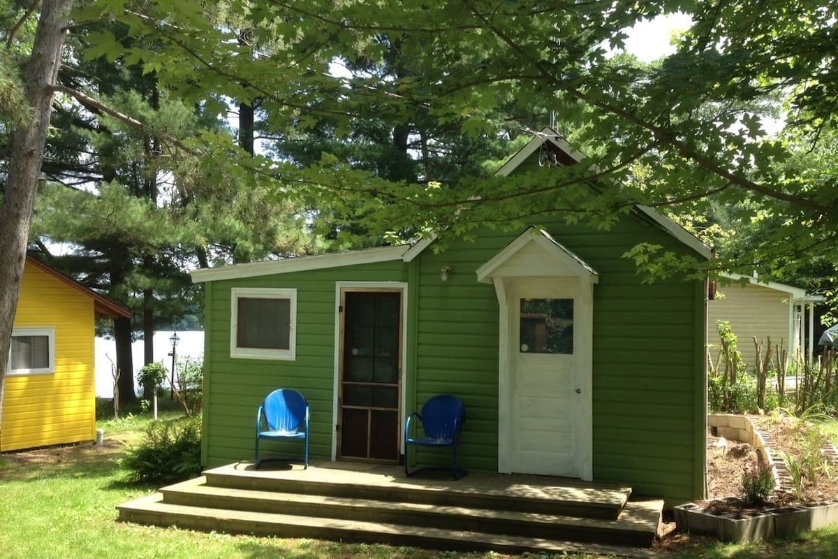 Romantic Cabin, 1 Double Bed, Kitchen, Garden View (Twig) | Terrace/patio