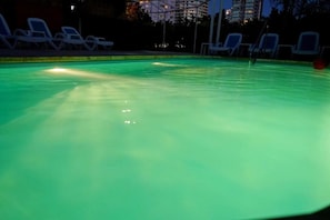 Indoor pool, outdoor pool