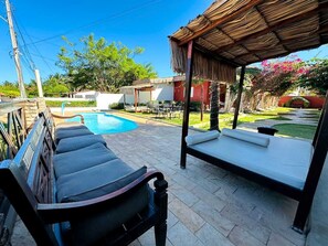 Alberca al aire libre 