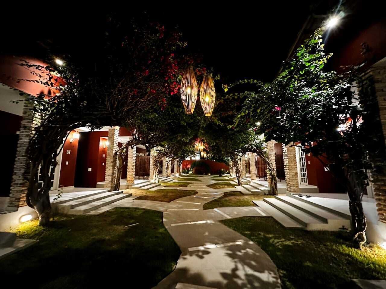 Blick auf den Garten