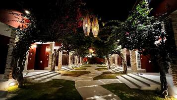 Blick auf den Garten