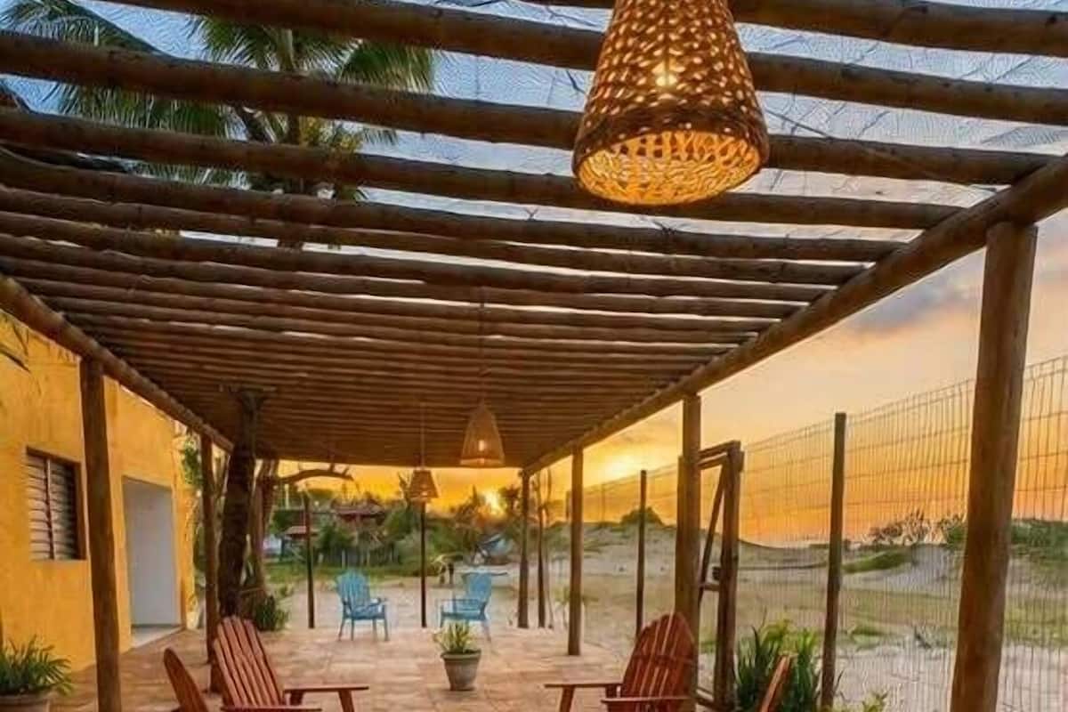  Chalé Família Deluxe, vista para o mar | Vue de la chambre