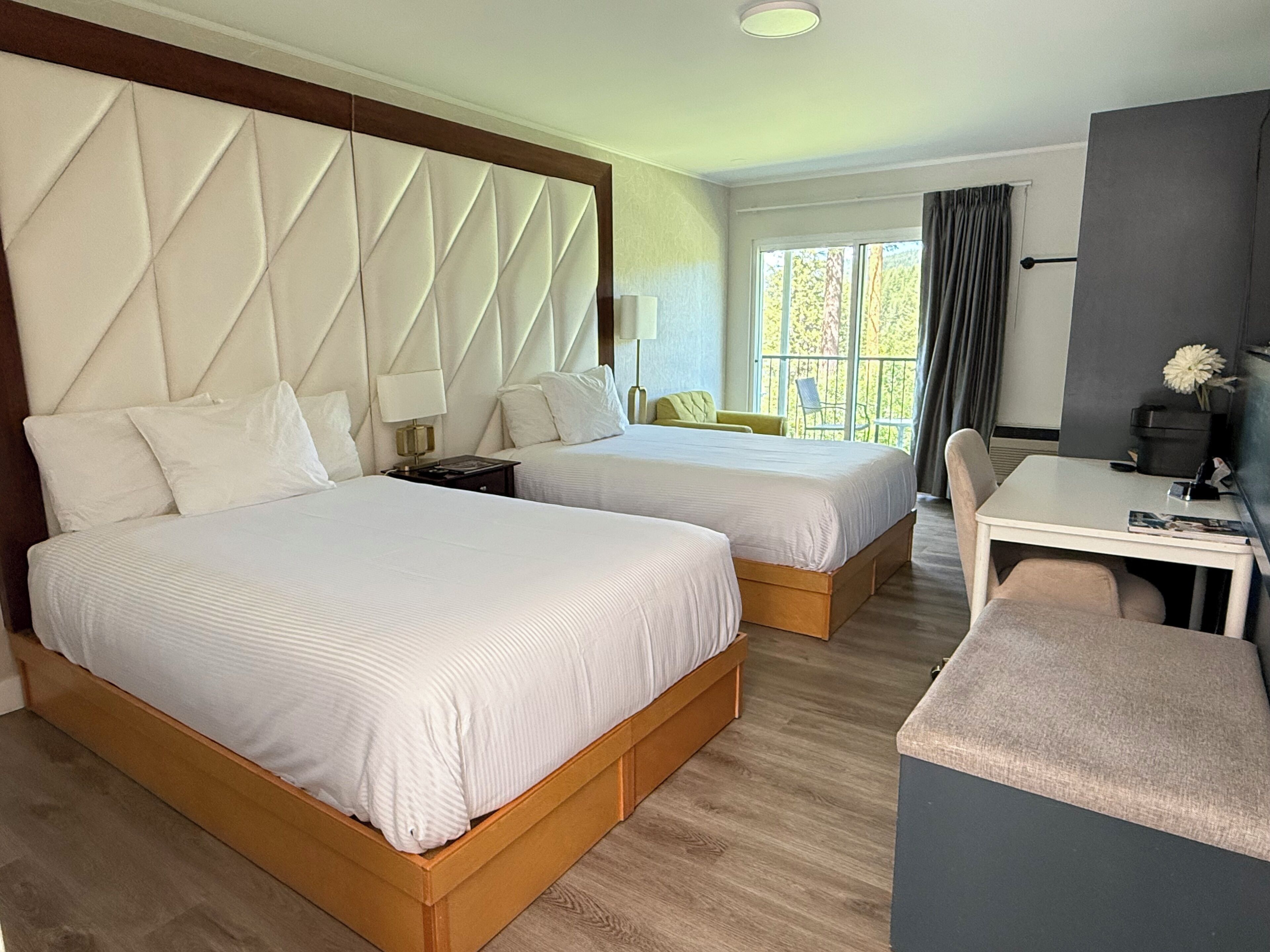 Premium bedding, pillow-top beds, in-room safe, blackout curtains