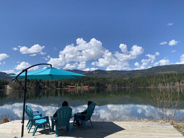 Nära stranden och fiske